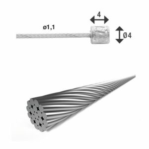 XLC SHX17 Innenschaltzug | Ø1.1mm, 4000mm