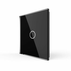 LIVOLO Glasblende | 1-fach | Schwarz | C7-C1-12