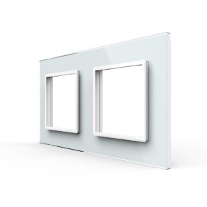 LIVOLO Glasblende | 2-fach | Weiß | C7-SR/SR-11-A