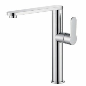 STONEART Waschtischarmatur Wasserhahn | Arild 951320 | Chrom 28cm Matt
